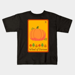 Autumn Tarot - Wheel of Fortune Kids T-Shirt